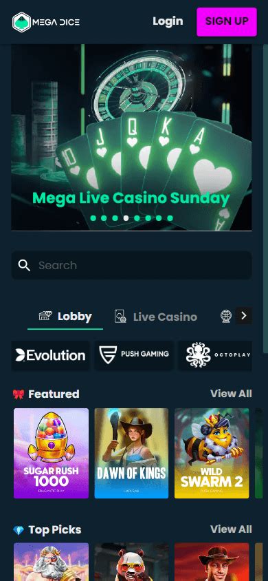 mega dice casino review